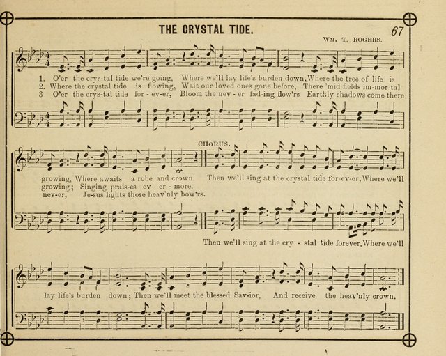 Heavenward: a choice selection of sacred songs, adapted to the wants of Sunday Schools, Praise Meetings and the Home Circle page 67