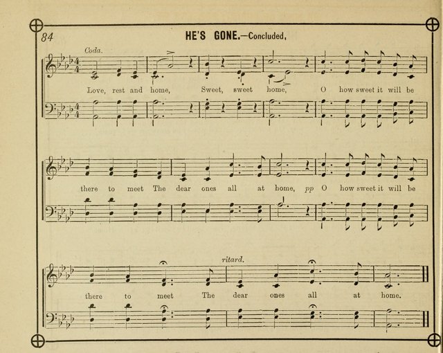 Heavenward: a choice selection of sacred songs, adapted to the wants of Sunday Schools, Praise Meetings and the Home Circle page 84