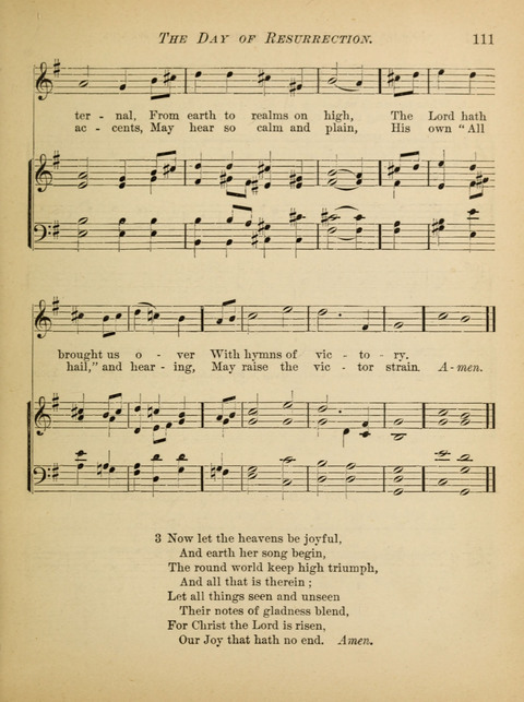 The Hosanna: a book of hymns, songs, chants, and anthems for children page 111