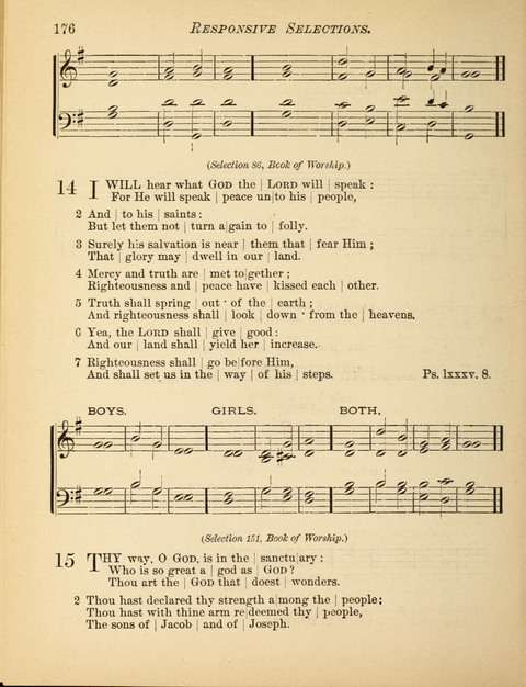 The Hosanna: a book of hymns, songs, chants, and anthems for children page 176