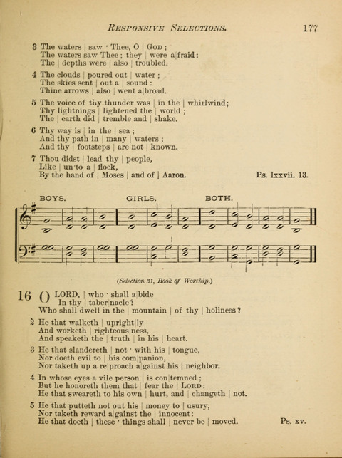 The Hosanna: a book of hymns, songs, chants, and anthems for children page 177