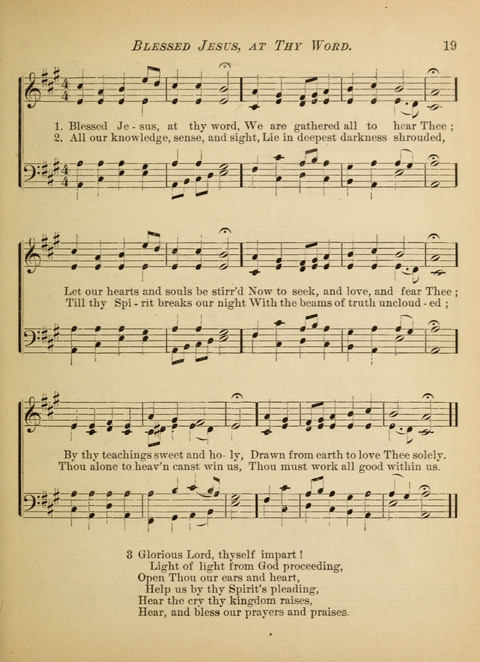 The Hosanna: a book of hymns, songs, chants, and anthems for children page 19