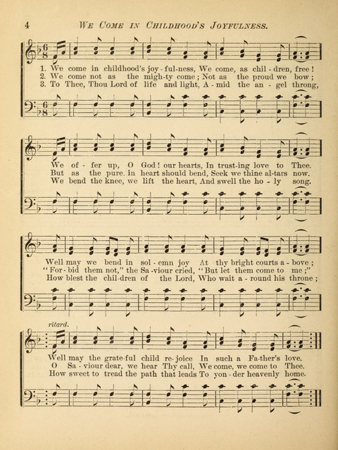 The Hosanna: a book of hymns, songs, chants, and anthems for children page 4