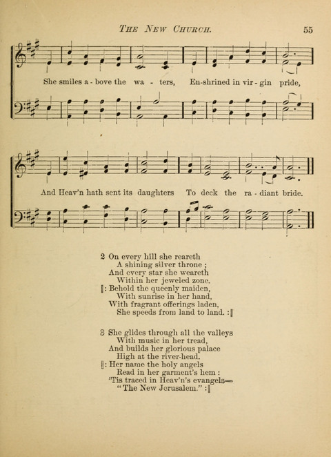 The Hosanna: a book of hymns, songs, chants, and anthems for children page 55