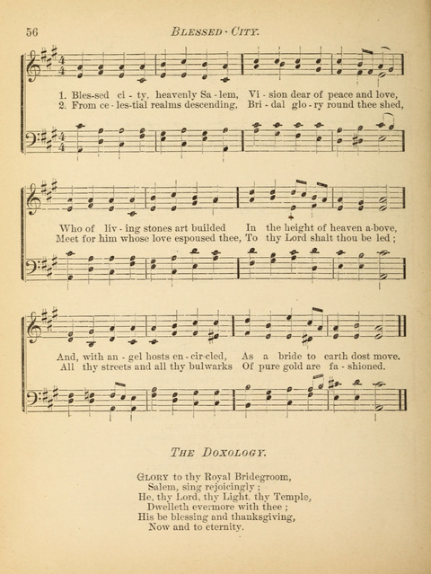 The Hosanna: a book of hymns, songs, chants, and anthems for children page 56