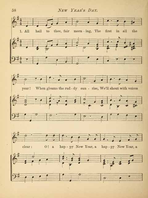 The Hosanna: a book of hymns, songs, chants, and anthems for children page 58