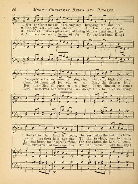 The Hosanna: a book of hymns, songs, chants, and anthems for children page 86