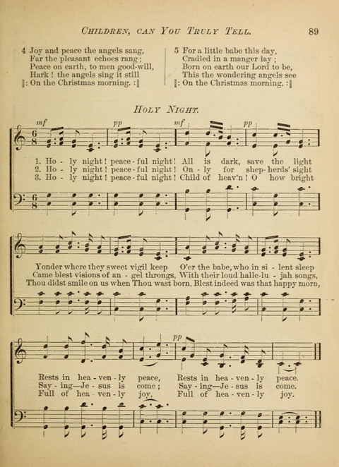 The Hosanna: a book of hymns, songs, chants, and anthems for children page 89