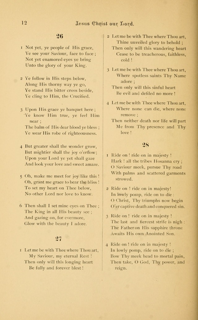 Hymnal page 12