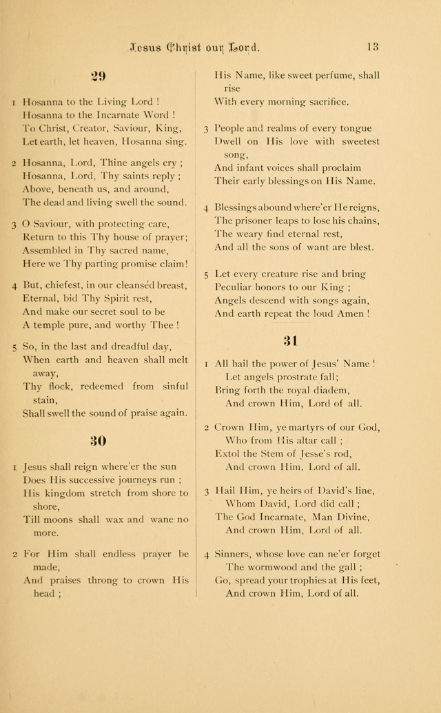 Hymnal page 13