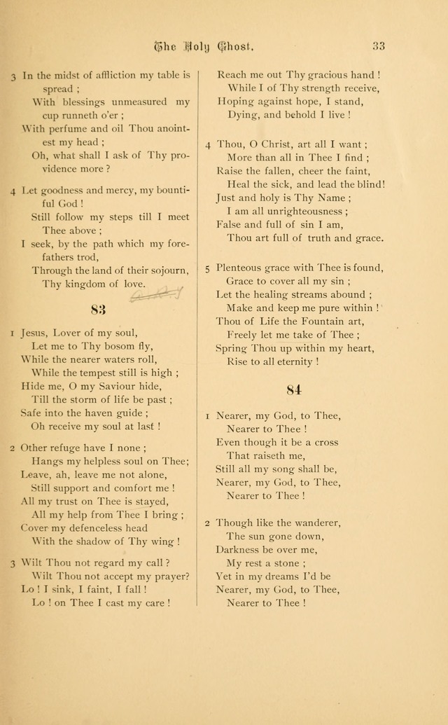 Hymnal page 33