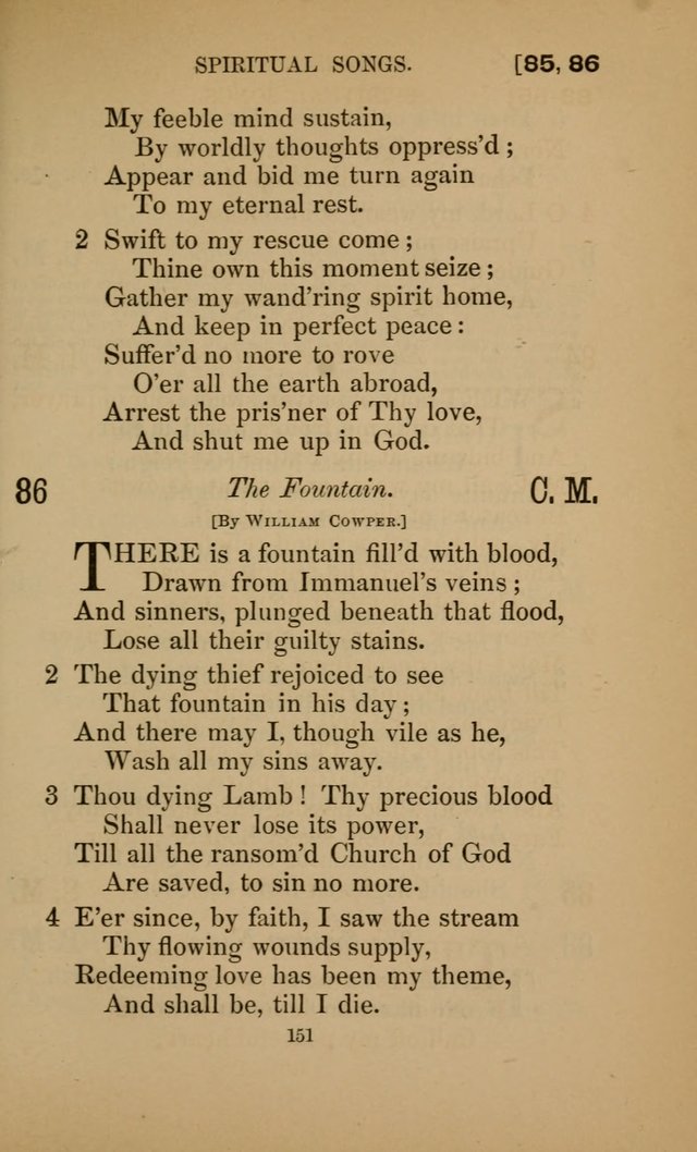 Hymns for All Christians page 151