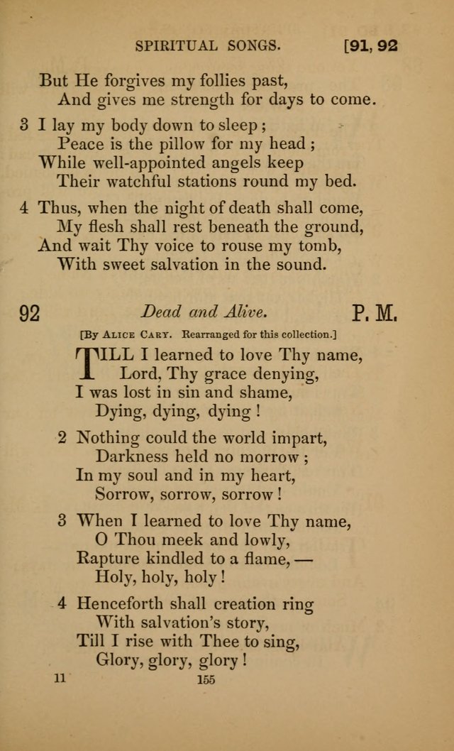 Hymns for All Christians page 155