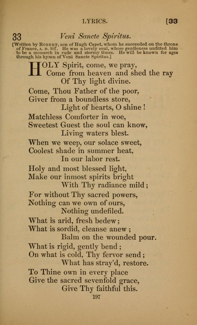 Hymns for All Christians page 197