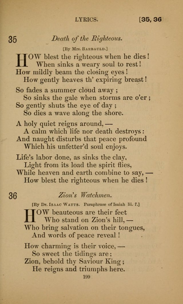 Hymns for All Christians page 199