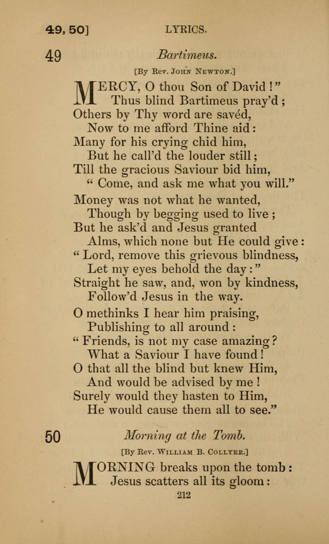 Hymns for All Christians page 212