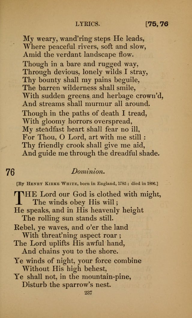 Hymns for All Christians page 237