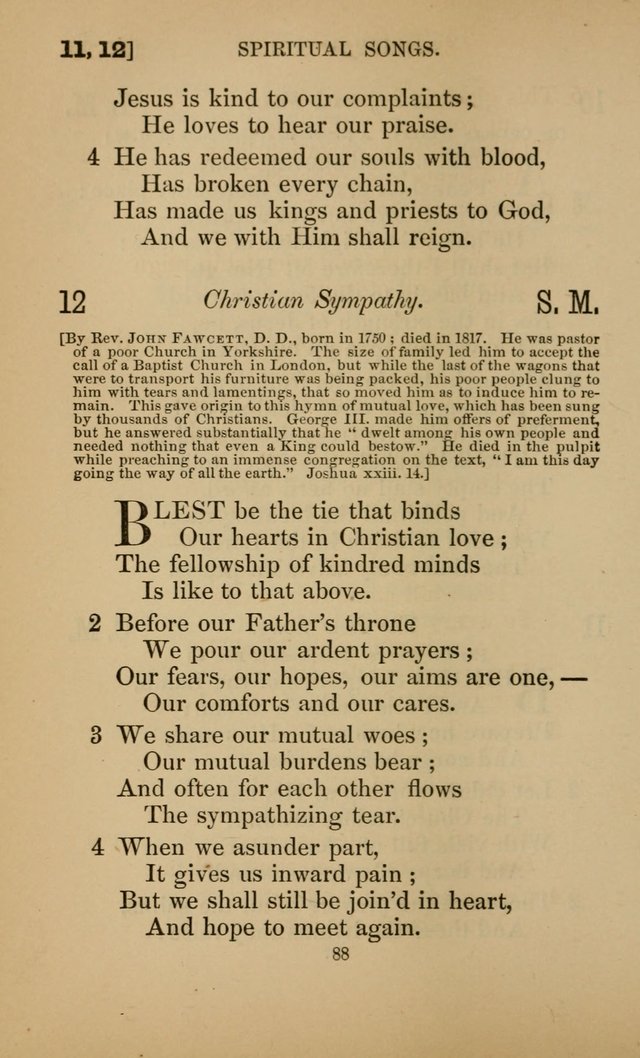 Hymns for All Christians page 88