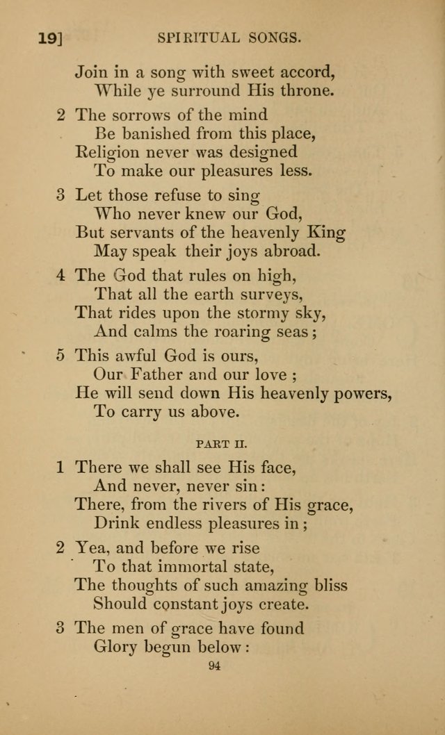 Hymns for All Christians page 94