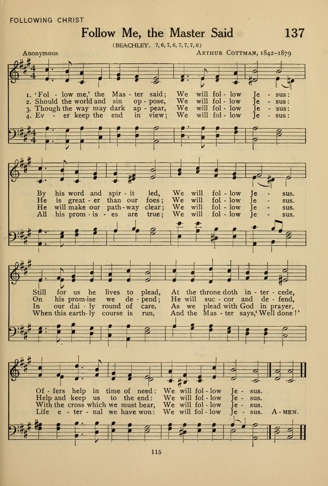 Hymnal for American Youth page 116