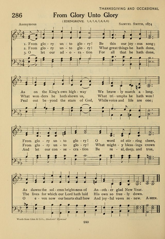 Hymnal for American Youth page 241