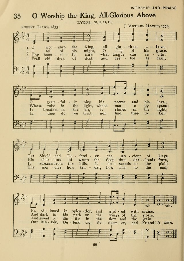 Hymnal for American Youth page 29