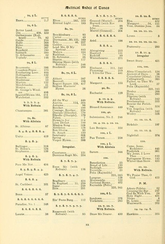 Hymns for the Church page xxviii