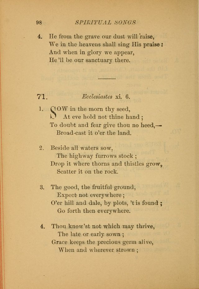 Hymns for the Church on Earth: being three hundred and sixty-six hymns and spiritual songs. (For the most part of modern date.) (New Ed.) page 100