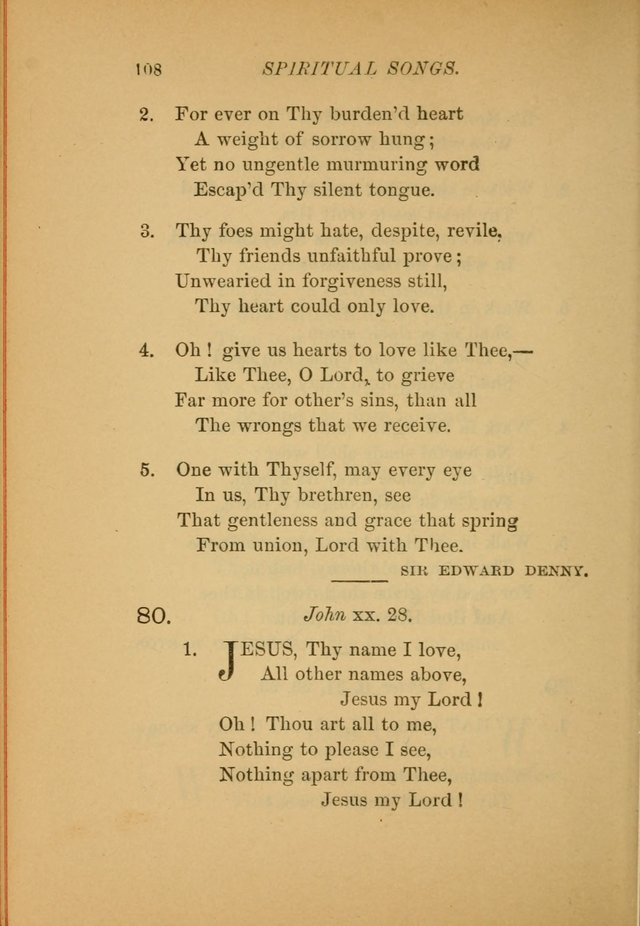 Hymns for the Church on Earth: being three hundred and sixty-six hymns and spiritual songs. (For the most part of modern date.) (New Ed.) page 110