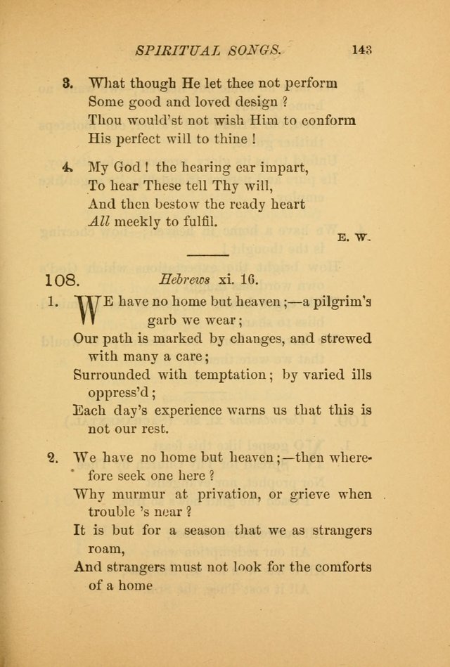 Hymns for the Church on Earth: being three hundred and sixty-six hymns and spiritual songs. (For the most part of modern date.) (New Ed.) page 145