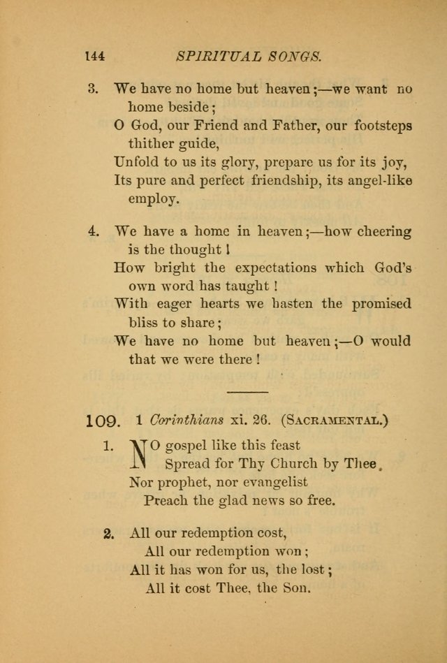 Hymns for the Church on Earth: being three hundred and sixty-six hymns and spiritual songs. (For the most part of modern date.) (New Ed.) page 146