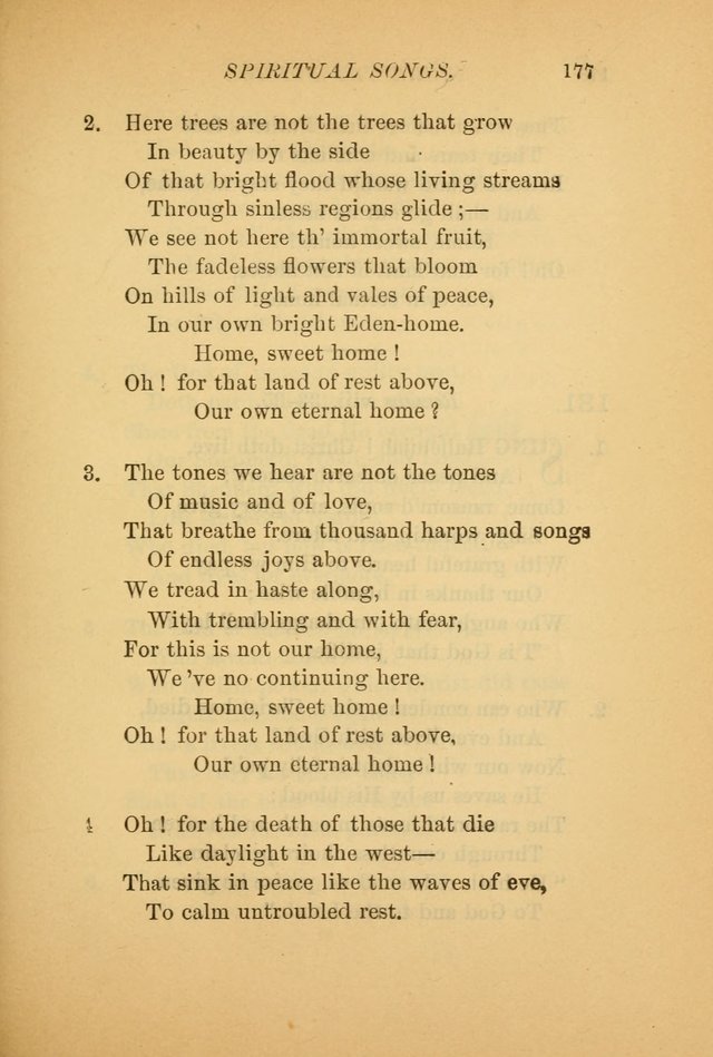 Hymns for the Church on Earth: being three hundred and sixty-six hymns and spiritual songs. (For the most part of modern date.) (New Ed.) page 179