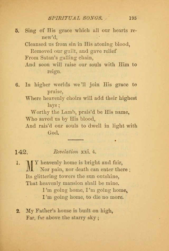 Hymns for the Church on Earth: being three hundred and sixty-six hymns and spiritual songs. (For the most part of modern date.) (New Ed.) page 197