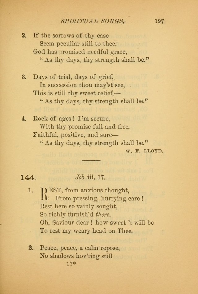 Hymns for the Church on Earth: being three hundred and sixty-six hymns and spiritual songs. (For the most part of modern date.) (New Ed.) page 199