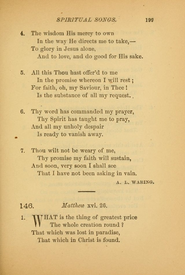 Hymns for the Church on Earth: being three hundred and sixty-six hymns and spiritual songs. (For the most part of modern date.) (New Ed.) page 201