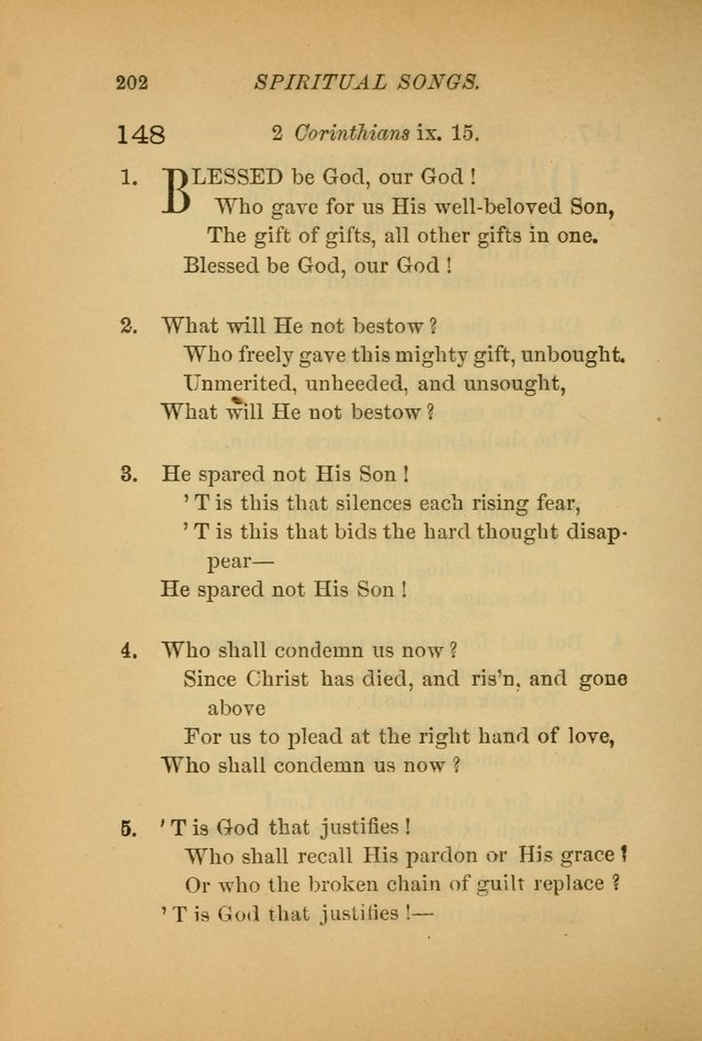 Hymns for the Church on Earth: being three hundred and sixty-six hymns and spiritual songs. (For the most part of modern date.) (New Ed.) page 204