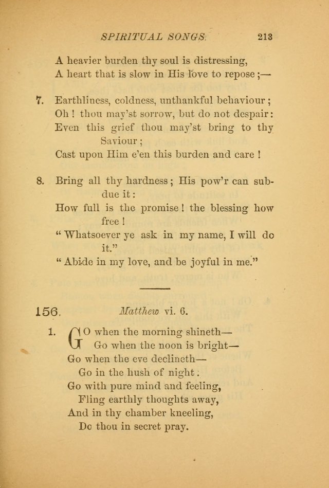 Hymns for the Church on Earth: being three hundred and sixty-six hymns and spiritual songs. (For the most part of modern date.) (New Ed.) page 215