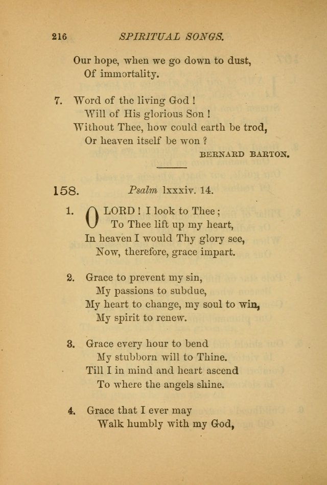 Hymns for the Church on Earth: being three hundred and sixty-six hymns and spiritual songs. (For the most part of modern date.) (New Ed.) page 218