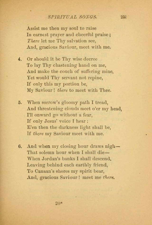 Hymns for the Church on Earth: being three hundred and sixty-six hymns and spiritual songs. (For the most part of modern date.) (New Ed.) page 235