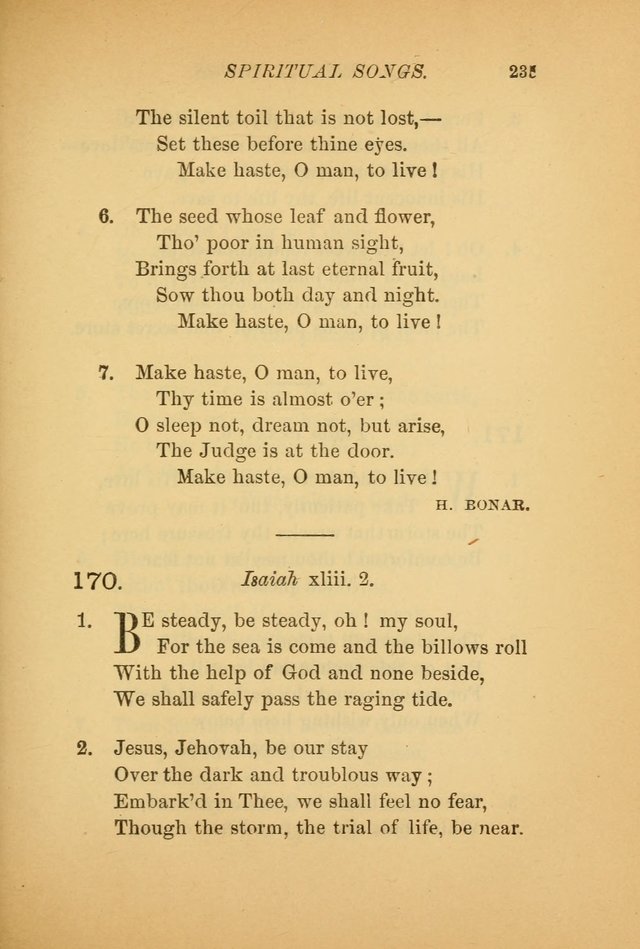 Hymns for the Church on Earth: being three hundred and sixty-six hymns and spiritual songs. (For the most part of modern date.) (New Ed.) page 237