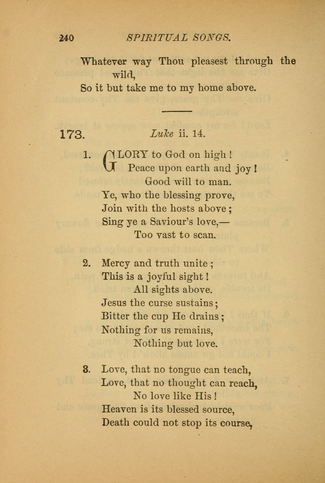 Hymns for the Church on Earth: being three hundred and sixty-six hymns and spiritual songs. (For the most part of modern date.) (New Ed.) page 242