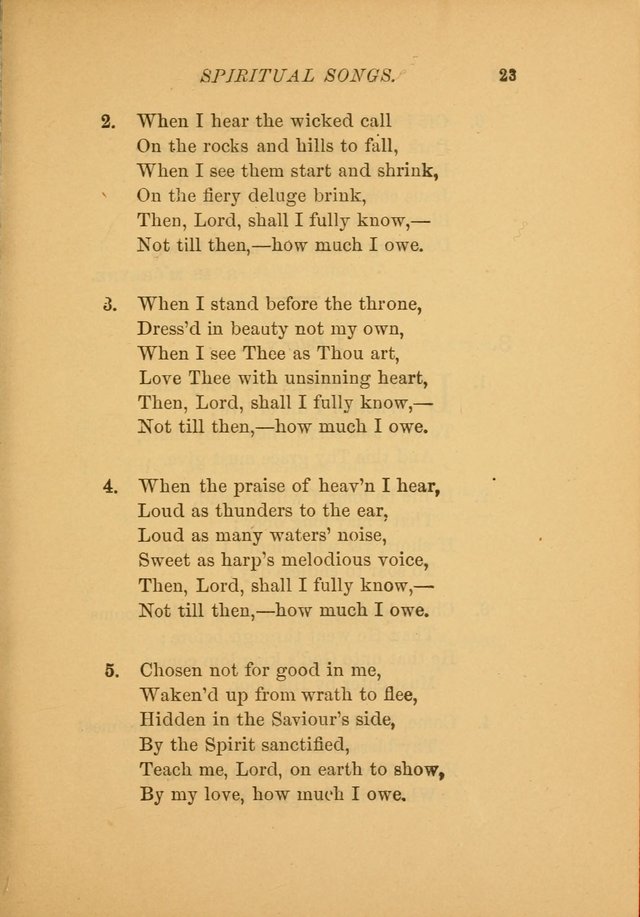 Hymns for the Church on Earth: being three hundred and sixty-six hymns and spiritual songs. (For the most part of modern date.) (New Ed.) page 25