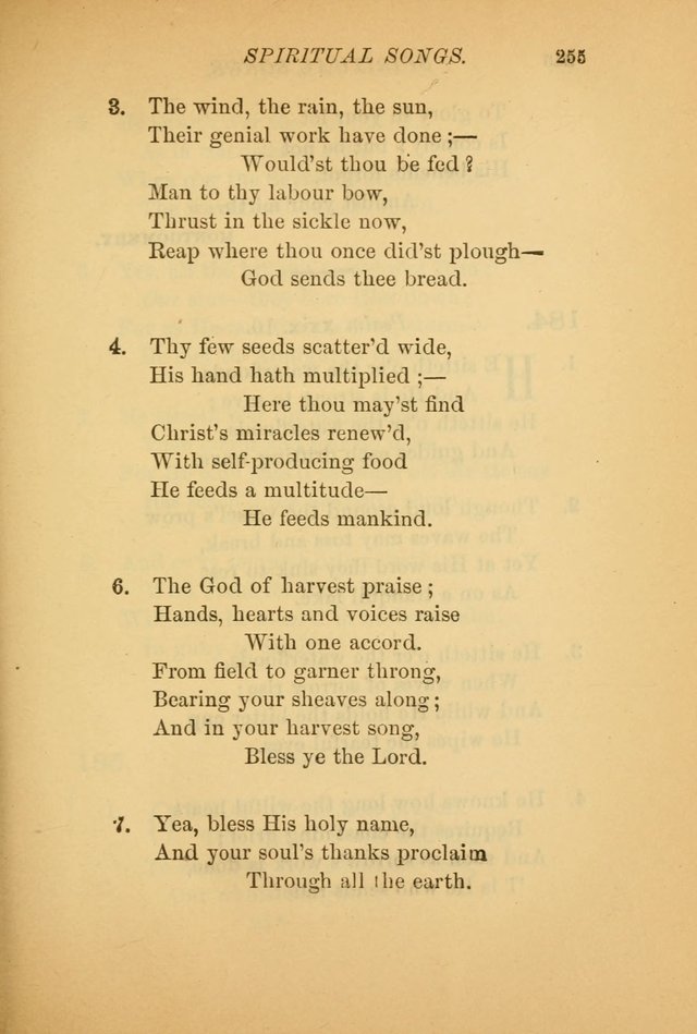 Hymns for the Church on Earth: being three hundred and sixty-six hymns and spiritual songs. (For the most part of modern date.) (New Ed.) page 257