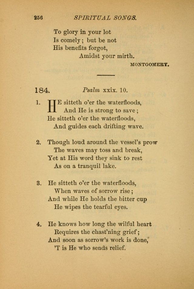 Hymns for the Church on Earth: being three hundred and sixty-six hymns and spiritual songs. (For the most part of modern date.) (New Ed.) page 258