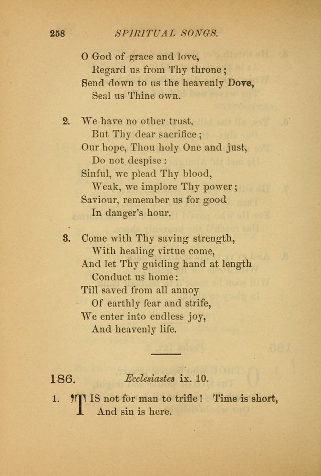 Hymns for the Church on Earth: being three hundred and sixty-six hymns and spiritual songs. (For the most part of modern date.) (New Ed.) page 260