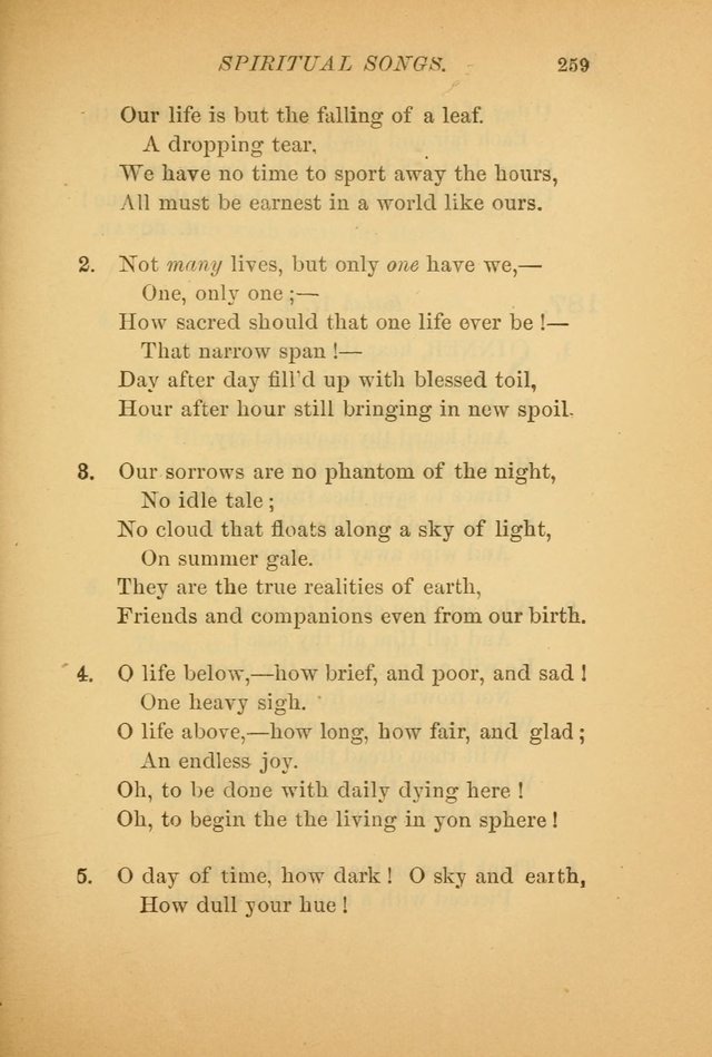 Hymns for the Church on Earth: being three hundred and sixty-six hymns and spiritual songs. (For the most part of modern date.) (New Ed.) page 261