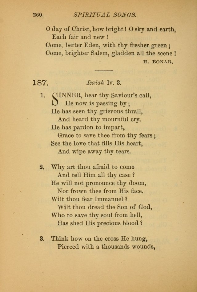 Hymns for the Church on Earth: being three hundred and sixty-six hymns and spiritual songs. (For the most part of modern date.) (New Ed.) page 262