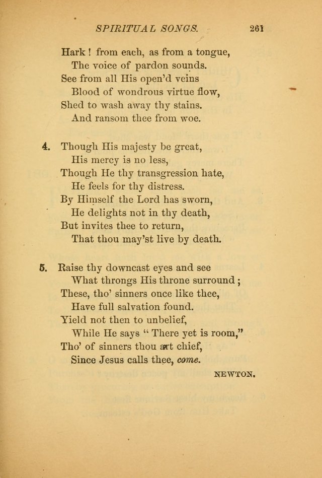 Hymns for the Church on Earth: being three hundred and sixty-six hymns and spiritual songs. (For the most part of modern date.) (New Ed.) page 263