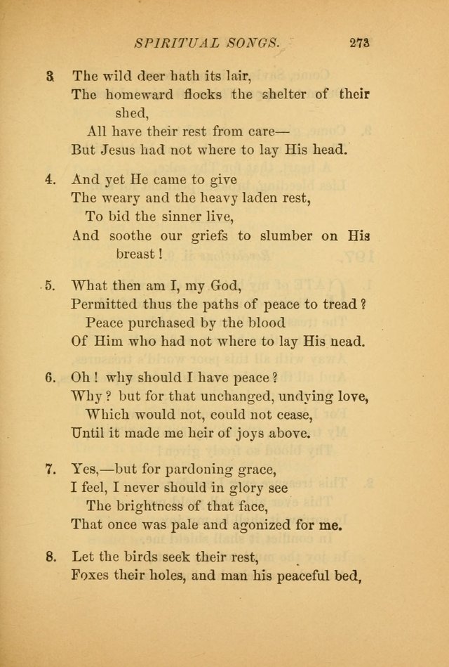 Hymns for the Church on Earth: being three hundred and sixty-six hymns and spiritual songs. (For the most part of modern date.) (New Ed.) page 275