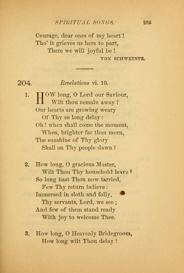 Hymns for the Church on Earth: being three hundred and sixty-six hymns and spiritual songs. (For the most part of modern date.) (New Ed.) page 287